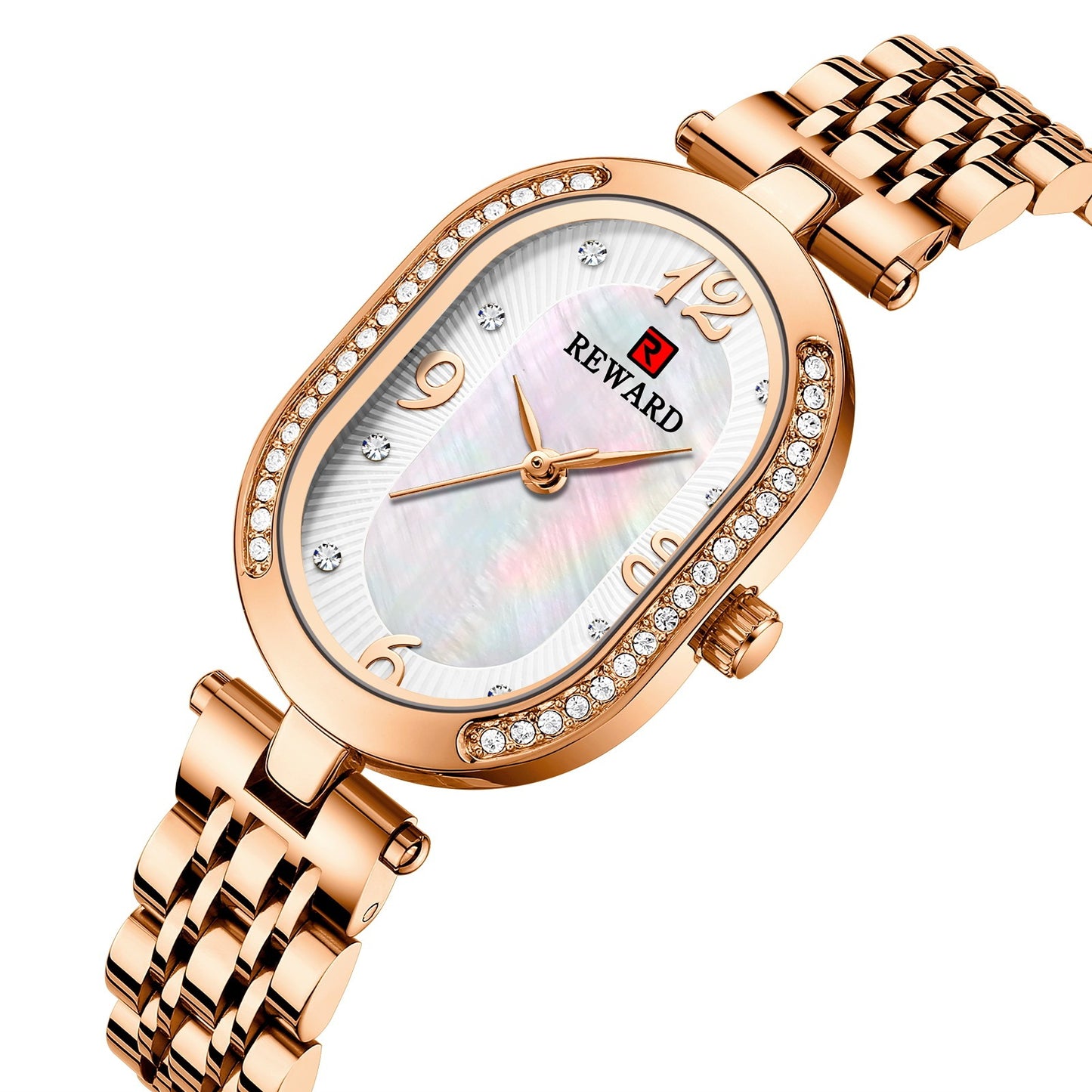 Elegant Lady Watch With Diamonds